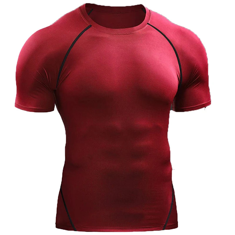 2026 Men’s Compression T-Shirt Quick Dry Athletic Gym Fitness Running Top Gift gallery