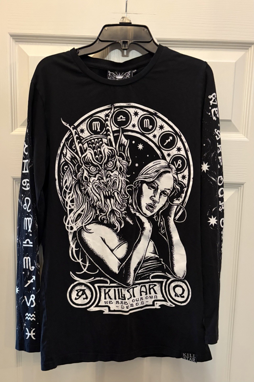 Killstar Gothic Goth Occult Vintage Unisex T-Shirt - Hey Demon Demon Monster gallery