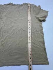North Face Mens Large Tan Heather Performance Logo T-Shirt Short Sleeve Tee