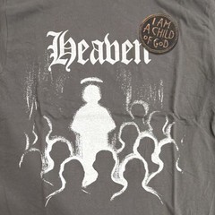 Mens Headgear Classics M Gray Heaven Graphic Cotton T-Shirt Short Sleeve