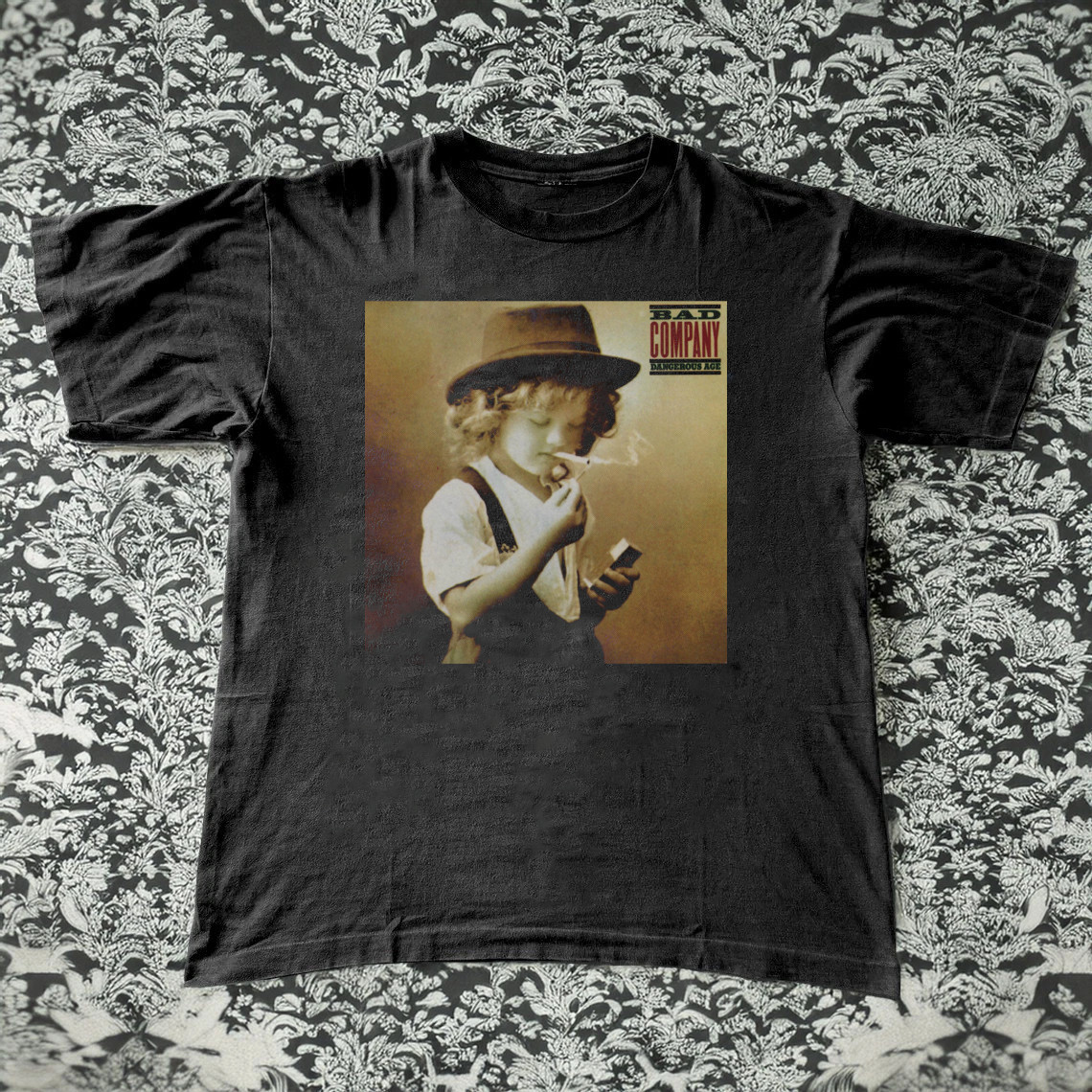 Bad Company – Dangerous Age Black Cotton Shirt Full size S-5XL R262