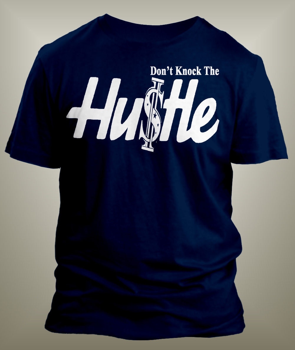 Mens 8XL Greystone Custom Hip Hop Tee Shirt Don't Knock the Hustle Graphic T gallery