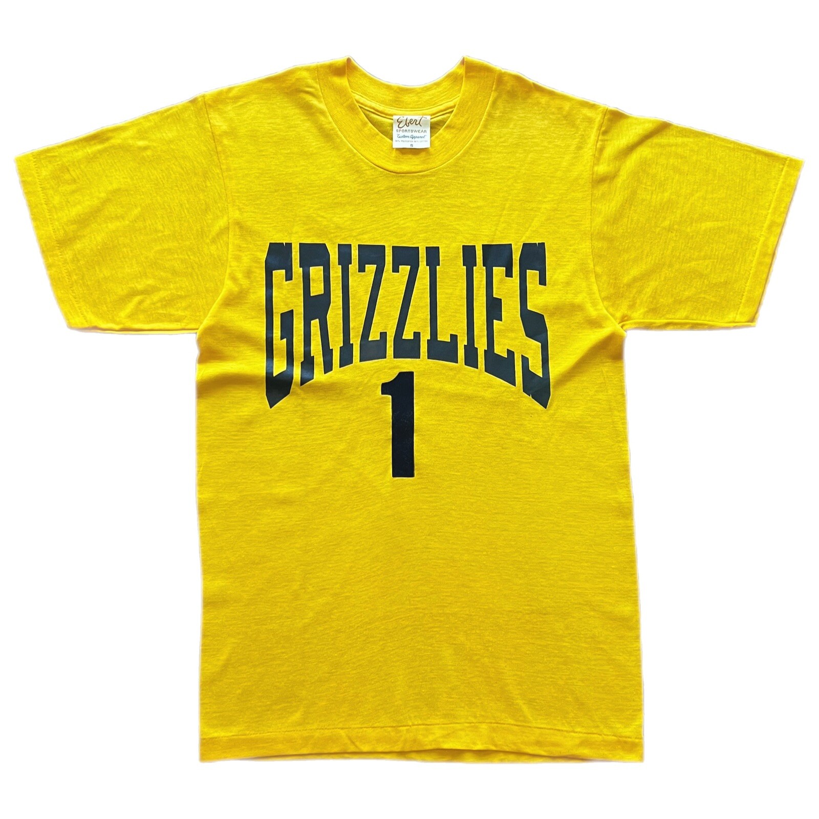 Vintage Ebert Sportswear Grizzlies Parks Rec Tshirt 80s Single Stitch Tee - S gallery