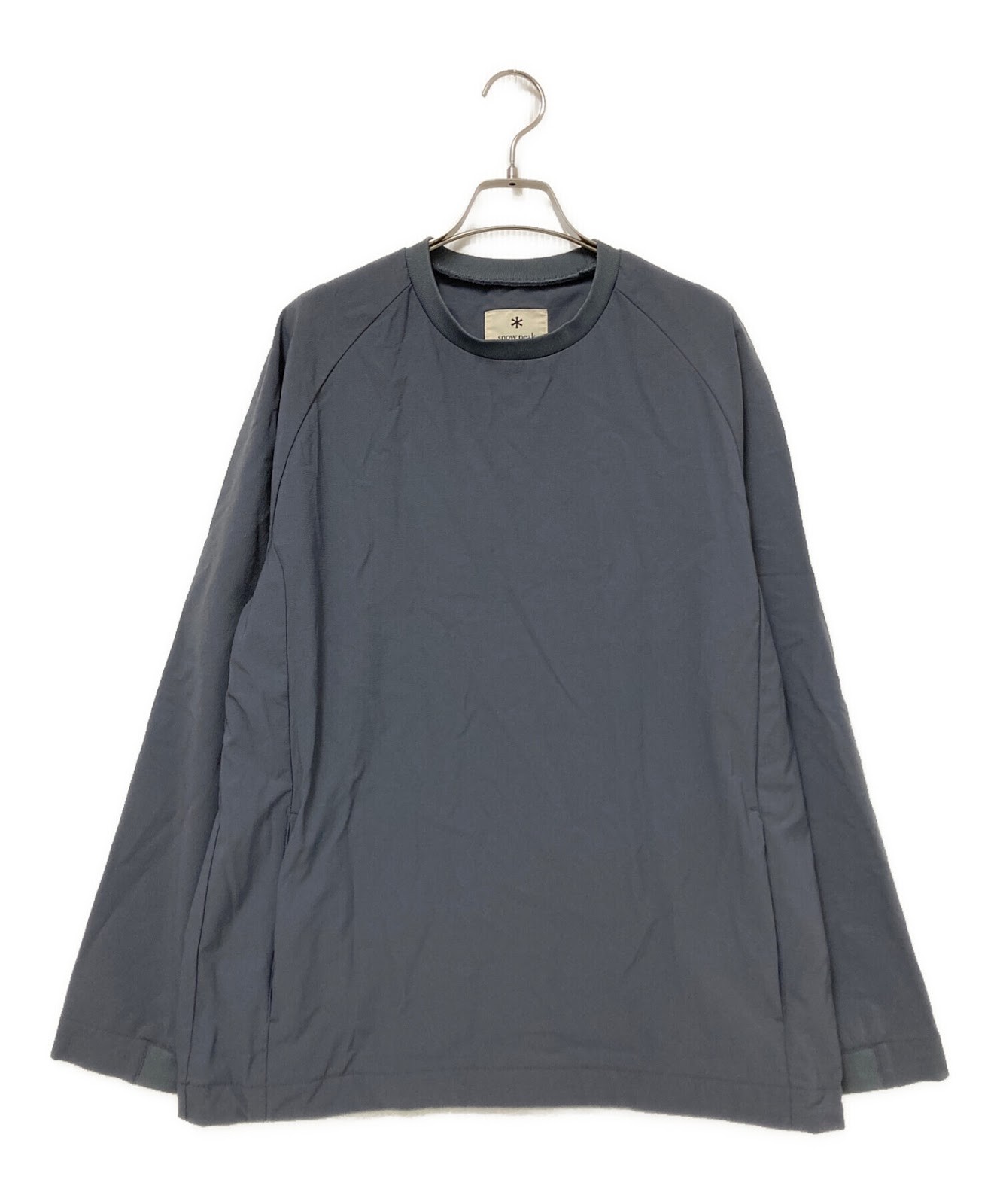 Snow peak Nylon Power Wool Pullove Size: M Gray JK-21AU010 Men