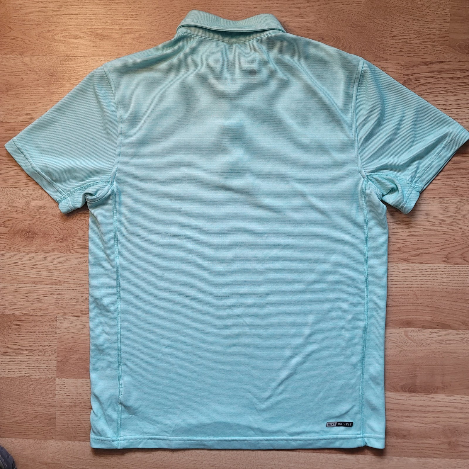 Hurley Nike Dri‑FIT Men’s Light Blue Polo Shirt S — Flaw gallery