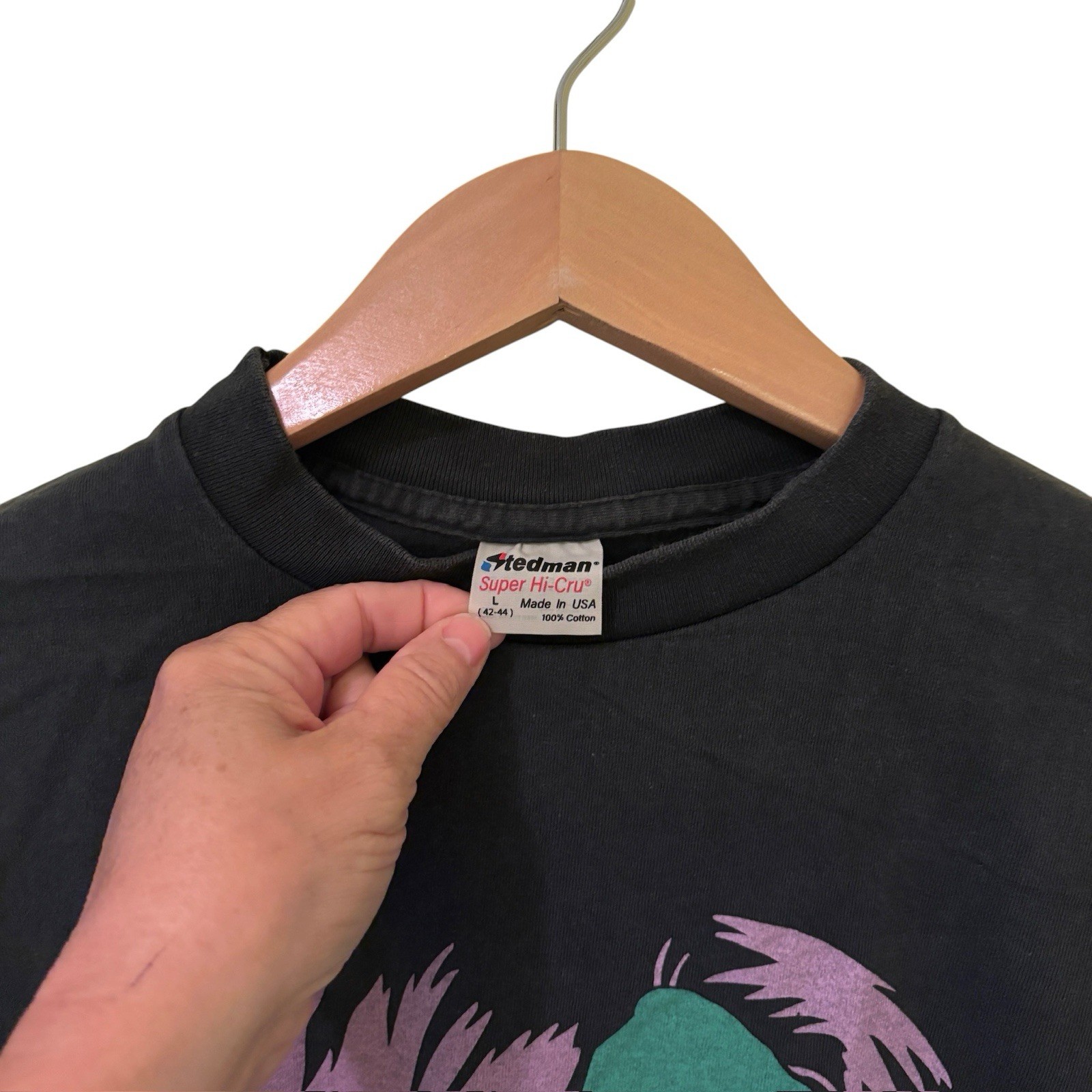 Nirvana 90s Kurt Cobain “Its Better To Burn Out Than Fade Away” REPRINT Shirt L gallery