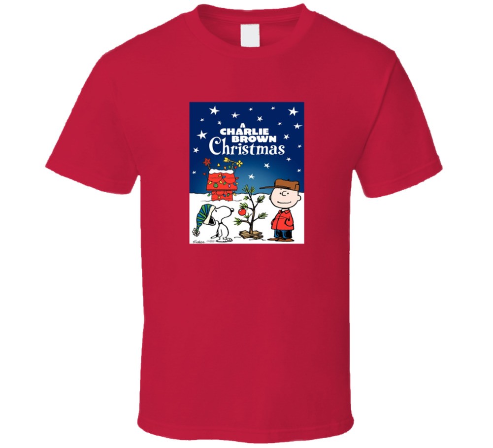 A Charlie Brown Christmas Movie Tee Cool Classic Holiday Movie T Shirt