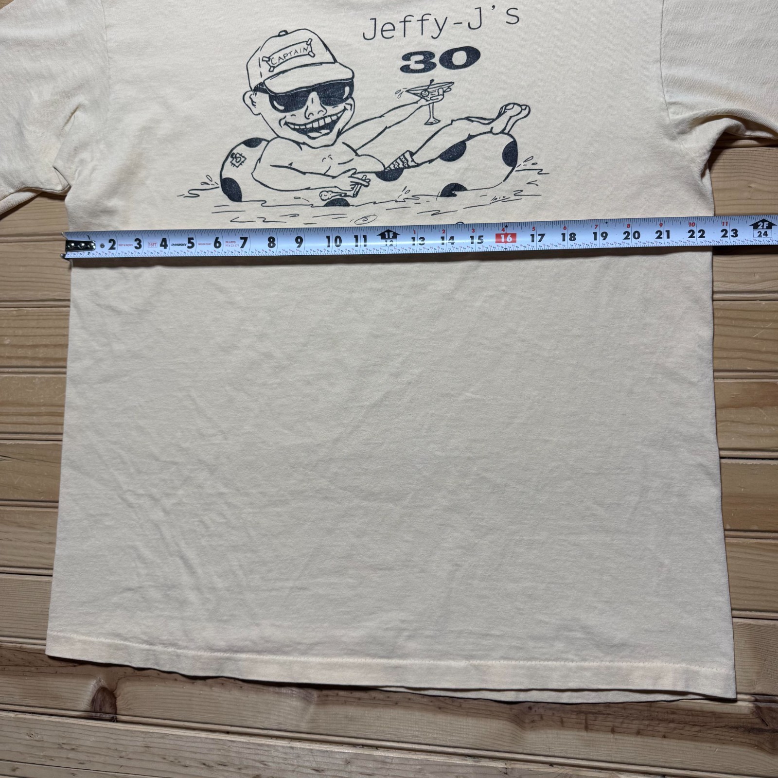 Vintage 1997 Jet Lounge Jeffy-J's 30th Birthday Martini Anyone Novelty Shirt XL gallery