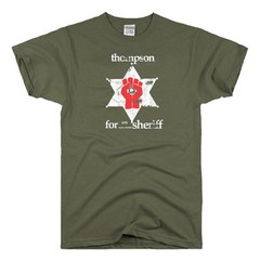 HUNTER S THOMPSON SHERIFF marijuana legalize medical colorado gonzo cool T-Shirt