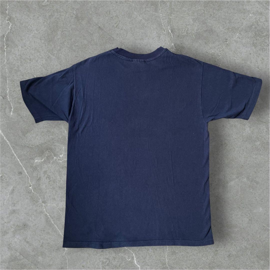 Vintage 80s Hanes Beefy-T IAFF Firefighters Navy Made USA gallery