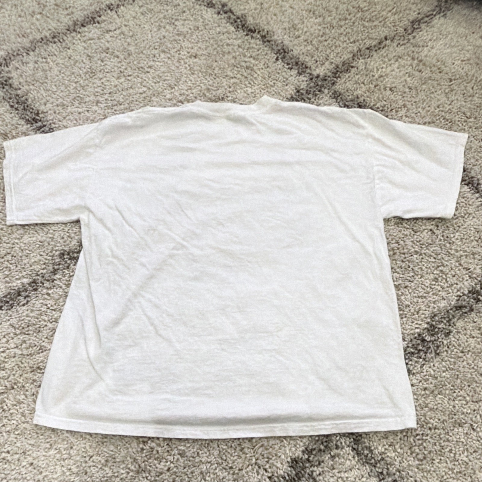 Vintage M&O Knits Heavyweight Preshrunk XL White Crewneck "Let Freedom Ring" gallery