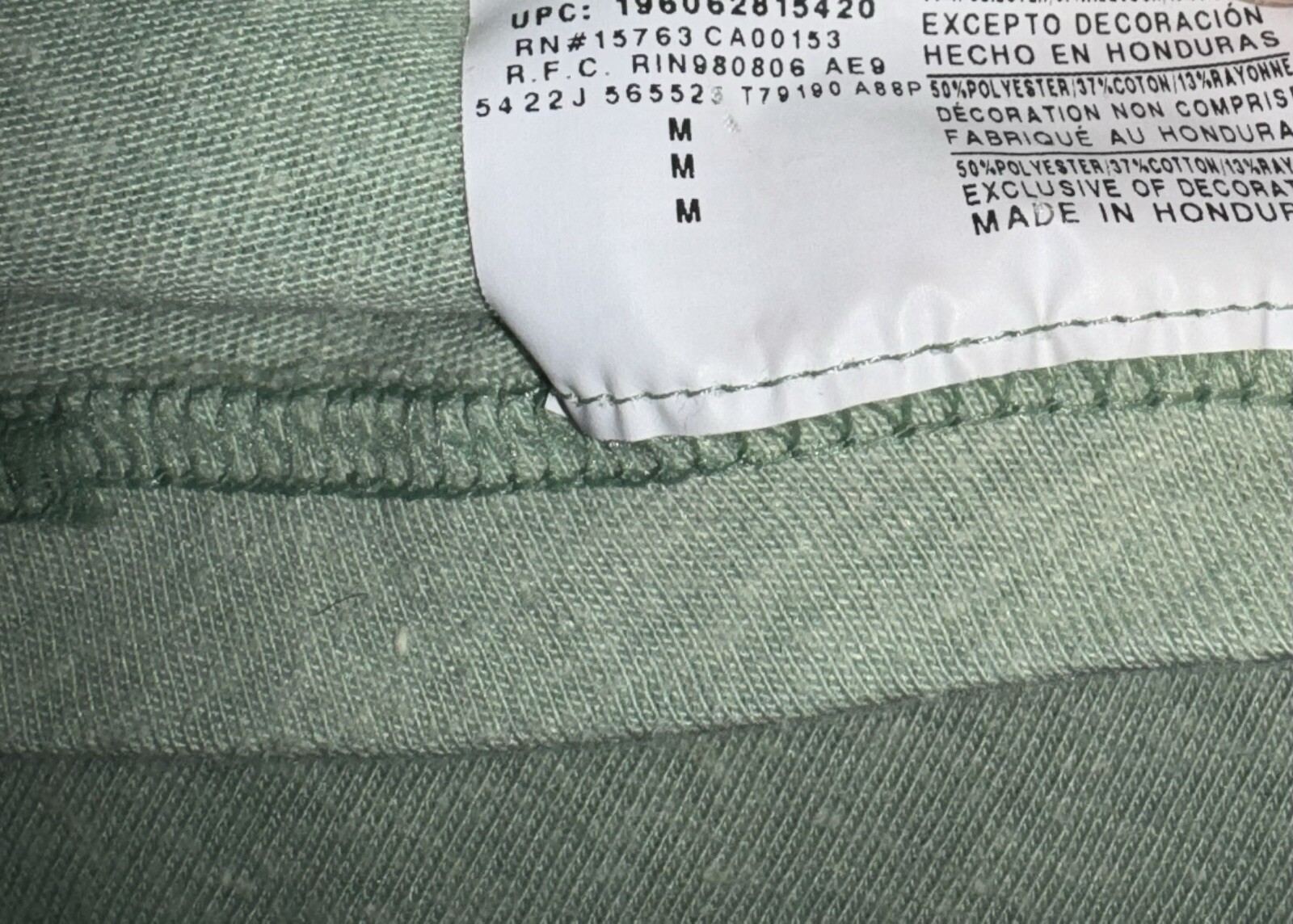Champion T-Shirt Men's Medium Green Solid Be your Own Champion Pullover Logo gallery