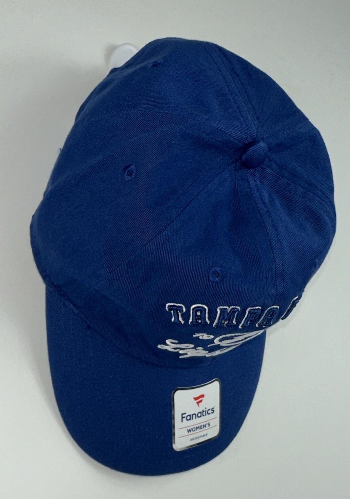 NWT NHL Women's Tampa Bay Lightning Dasher Cobalt Blue Adjustable Strap Back Hat gallery