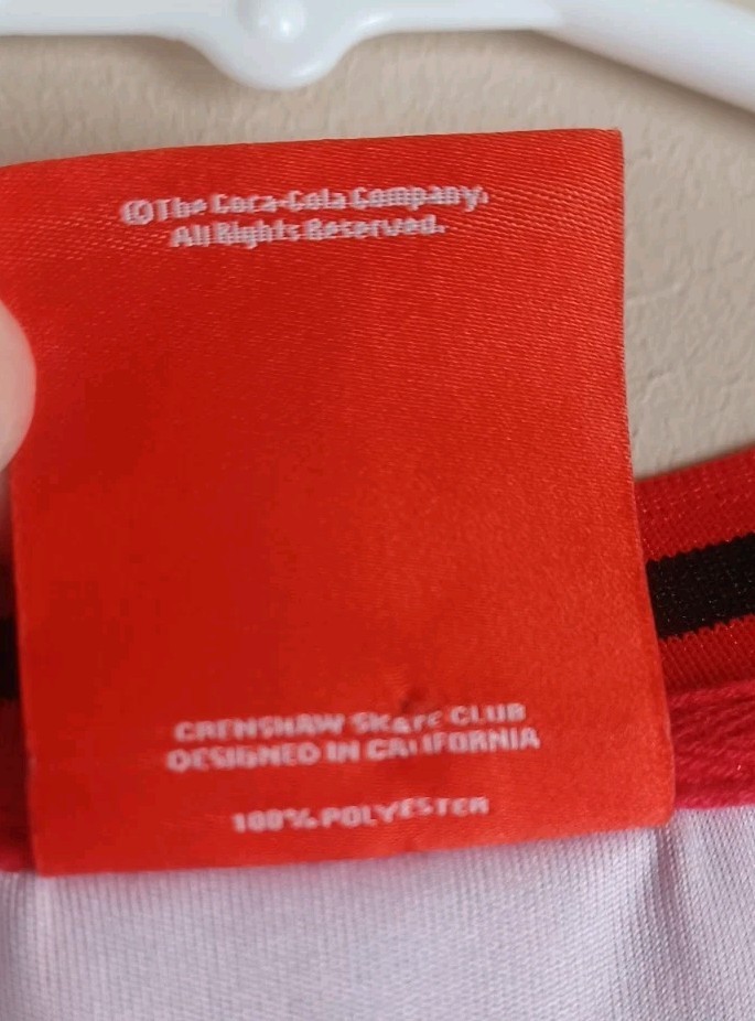 Rare Crenshaw Skate Club X Coca Cola Graffiti Soccer Jersey Adult Size Medium gallery