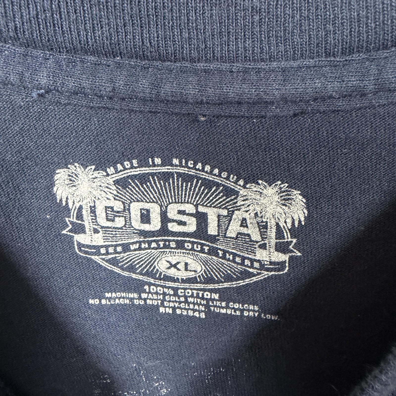 Born On The Water Costa Shirt Mens XL Fish Sporty Coastal Gorpcore Performance gallery