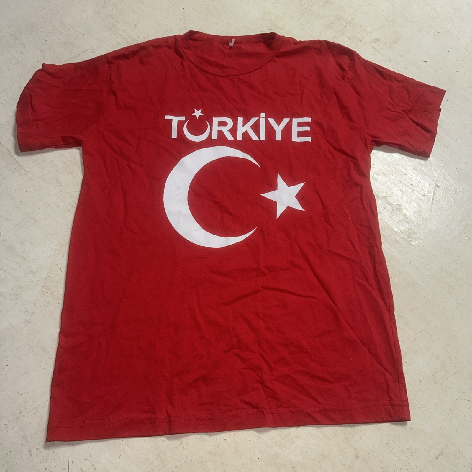 Turkey T-shirt Funny Türkiye Cumhuriyeti Turkish Turkiye Moon Flag T Shirt Red gallery