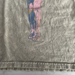 Nirvana Band Tee distressed Tan XL Live 93 In Utero Tour T-Shirt Concert Mens