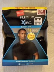Hanes Premium X-temp Men’s T-Shirts Pack Of 4 Tagless Comfort Crew Neck Tees