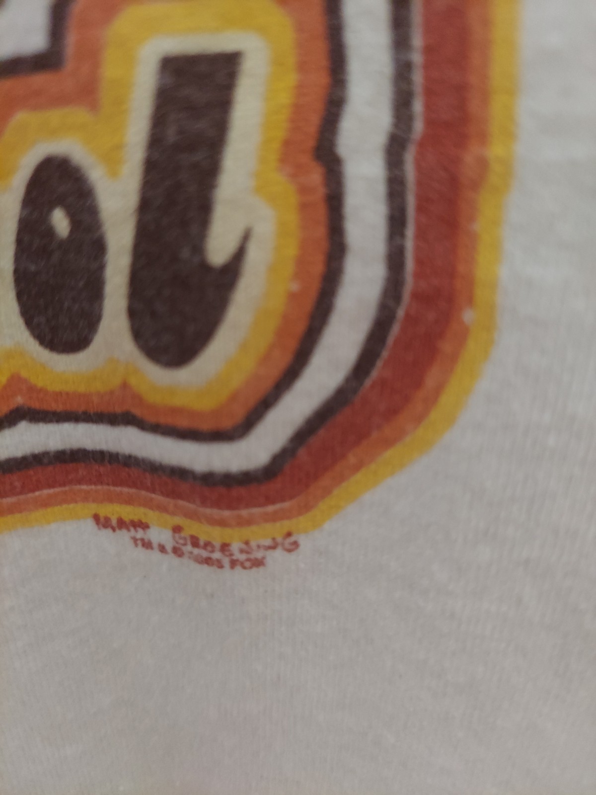 Fruit of the Loom Heavy Cotton Men's XL White Simpsons Milhouse Preshrunk Tee gallery