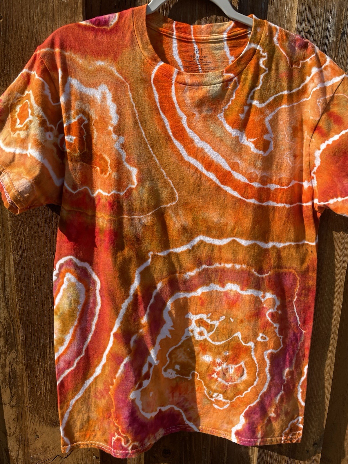 Custom Ice Tye Dye T-Shirt Size Medium Pre-washed gallery