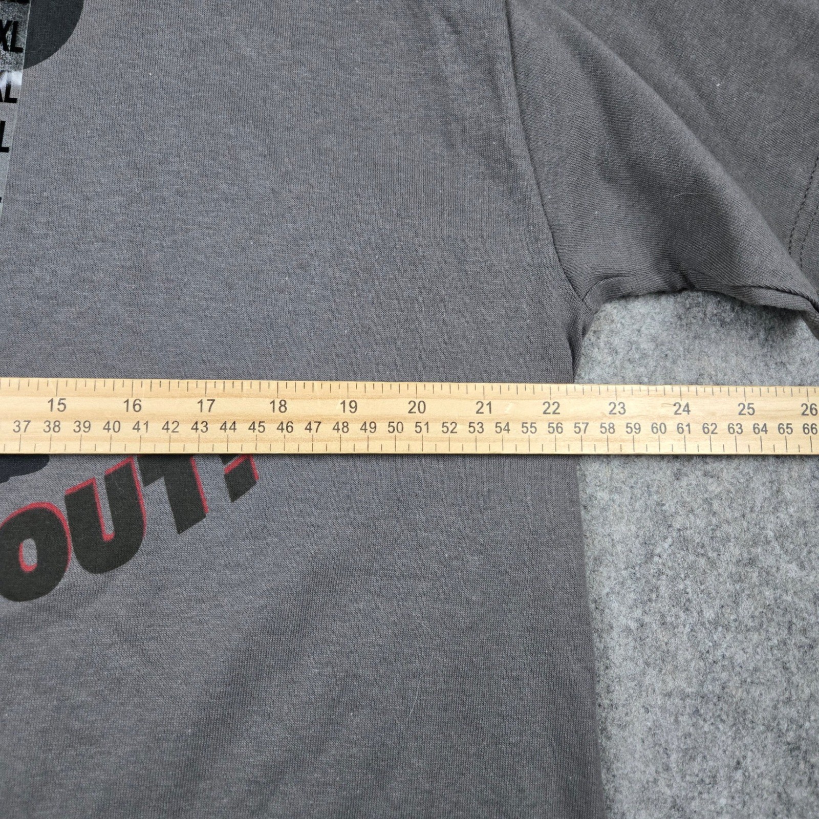 Popeye Graphic T Shirt Mens XL Gray Weightlifting 2000s Y2K Deadstock NEW gallery