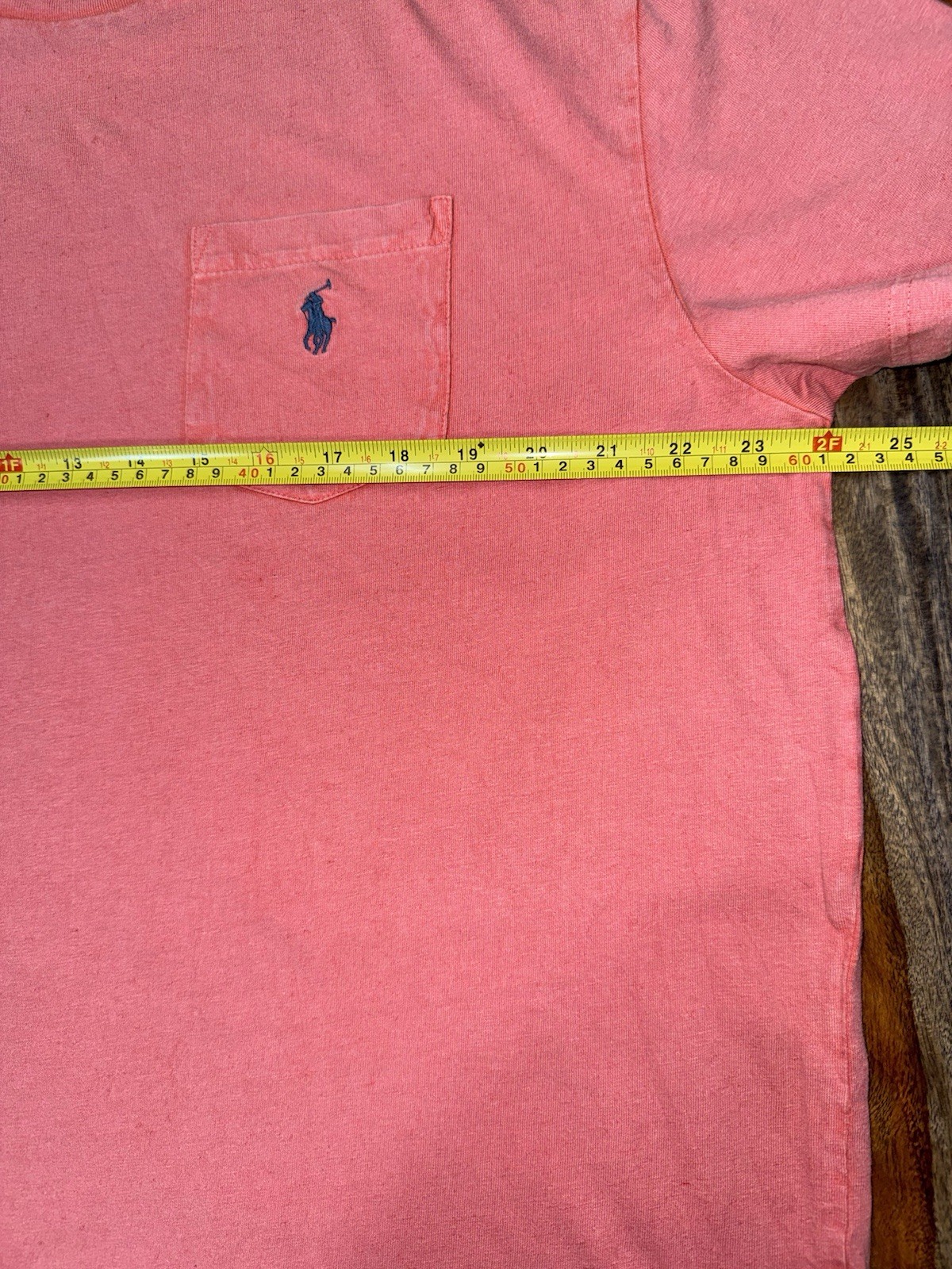 Polo Ralph Lauren Cotton Linen Pocket T Shirt Classic Fit Amalfi Red Men’s Sz M gallery
