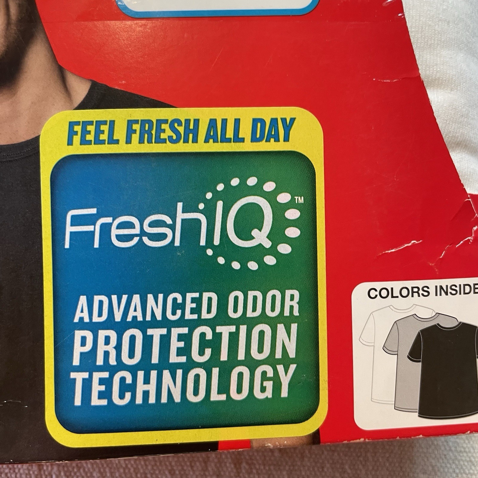 S Hanes T-Shirts 3 Pack Comfort Blend Tagless Lay Flat Collar White Gray Black gallery