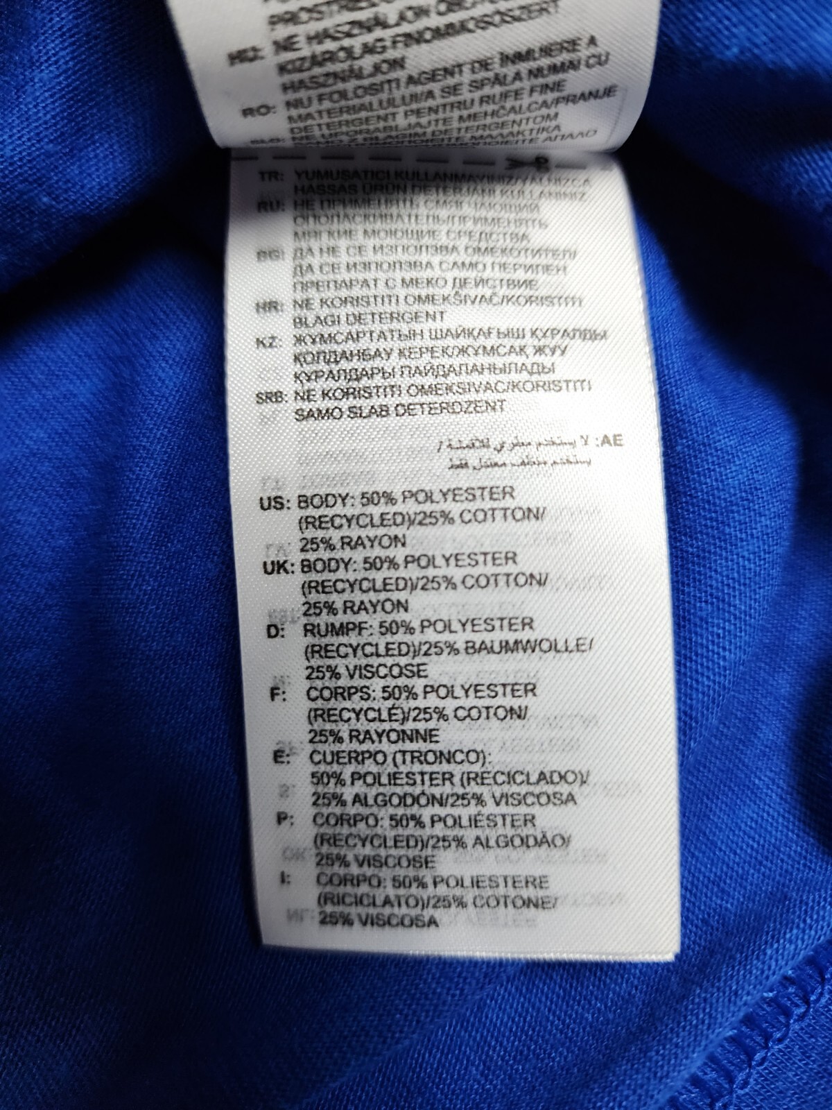 NEW Adidas Kansas Jayhawks T-Shirt Mens LARGE Tee Blue Super Soft Shirt gallery