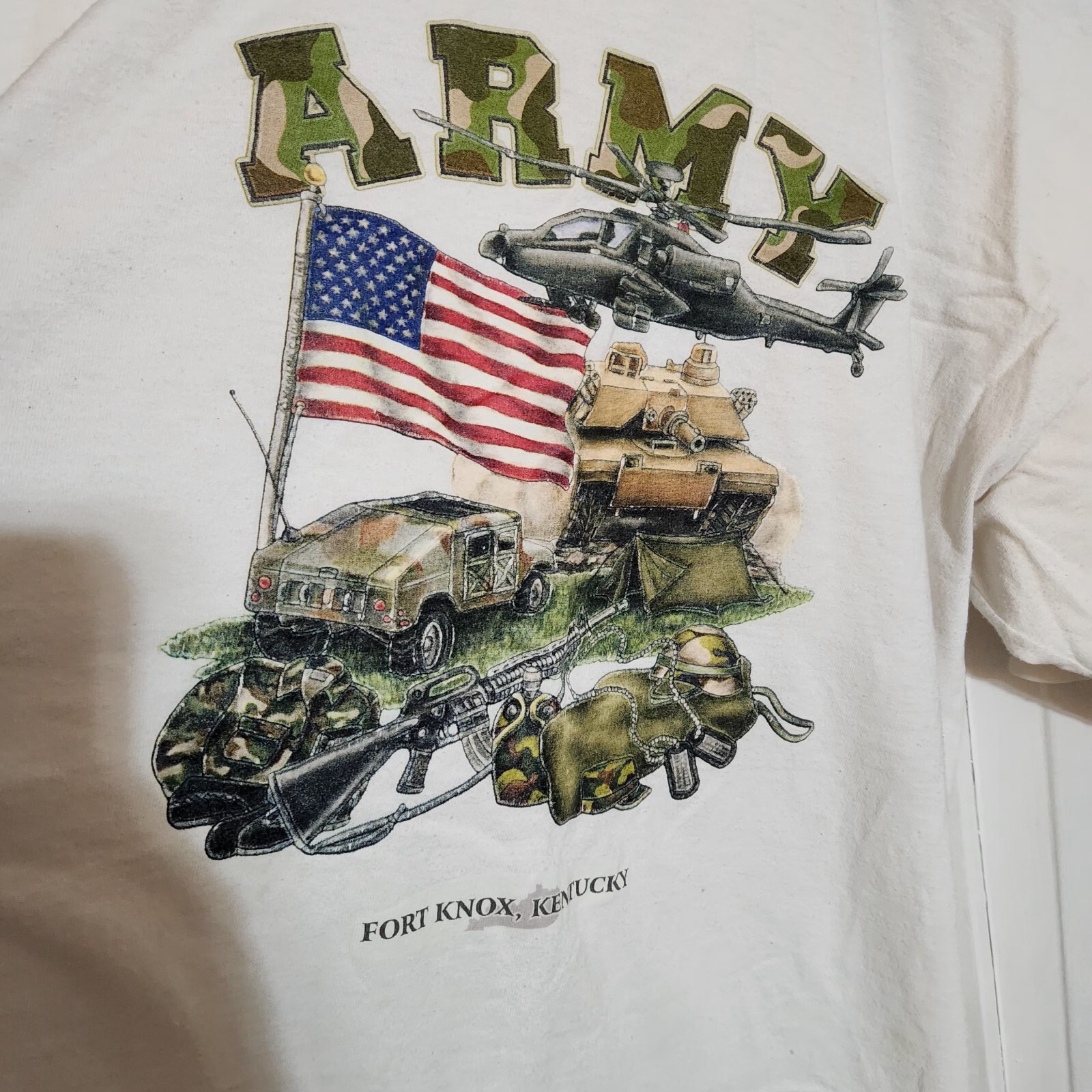 Vtg Y2K Ft. Knox Kentucky U.S. Army T-Shirt Size XL gallery