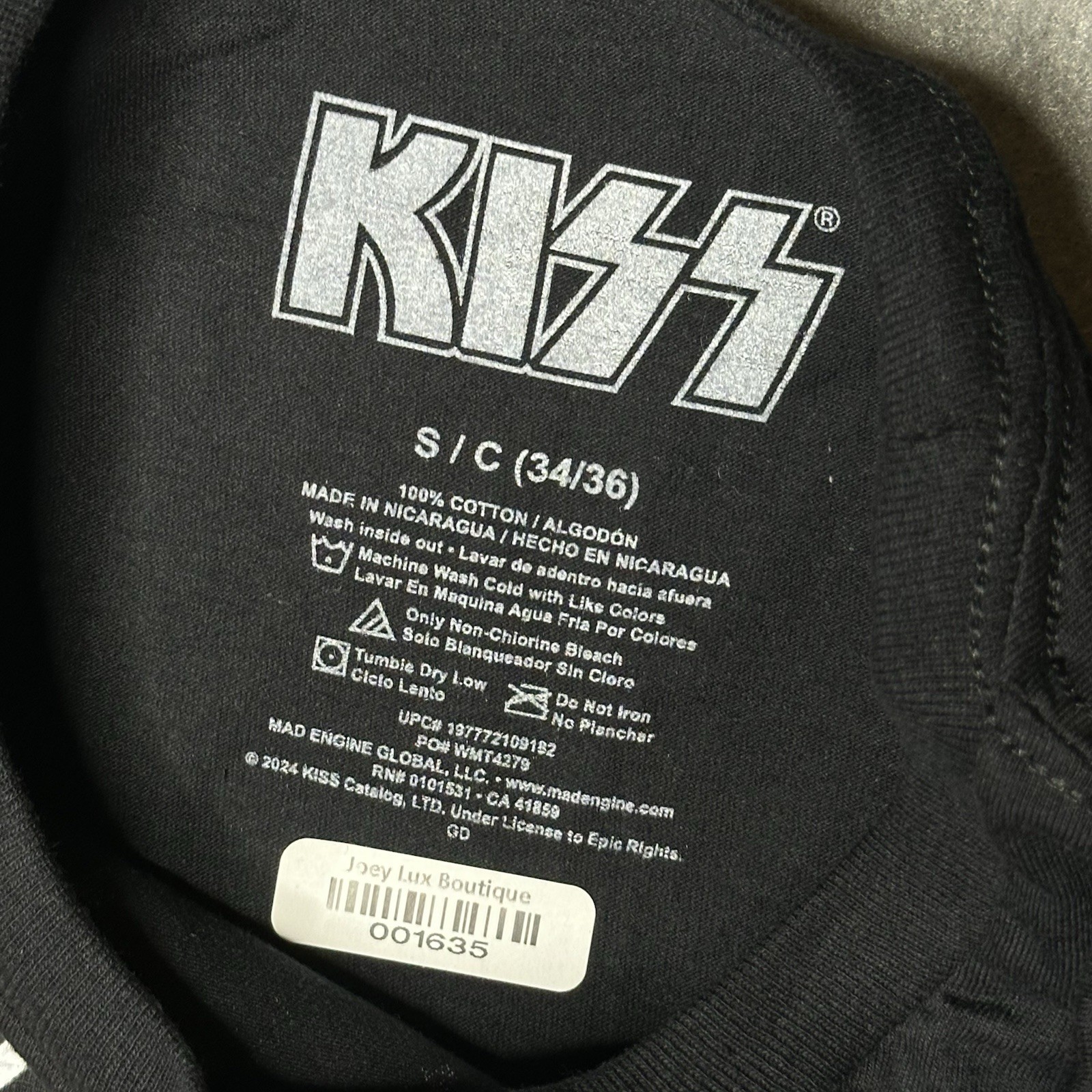 Men's KISS Alive In 75 Graphic Crew Neck T-Shirt Tee Medium S 34/36 NEW NWT gallery