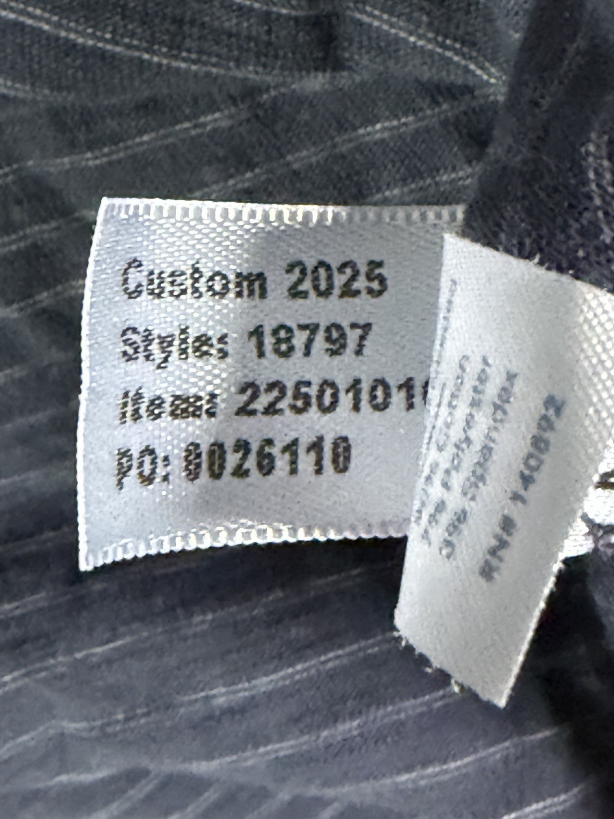 Marine Layer Men’s Small Tailored Crew Saddle Hem Stretch Blue Striped USA Made gallery