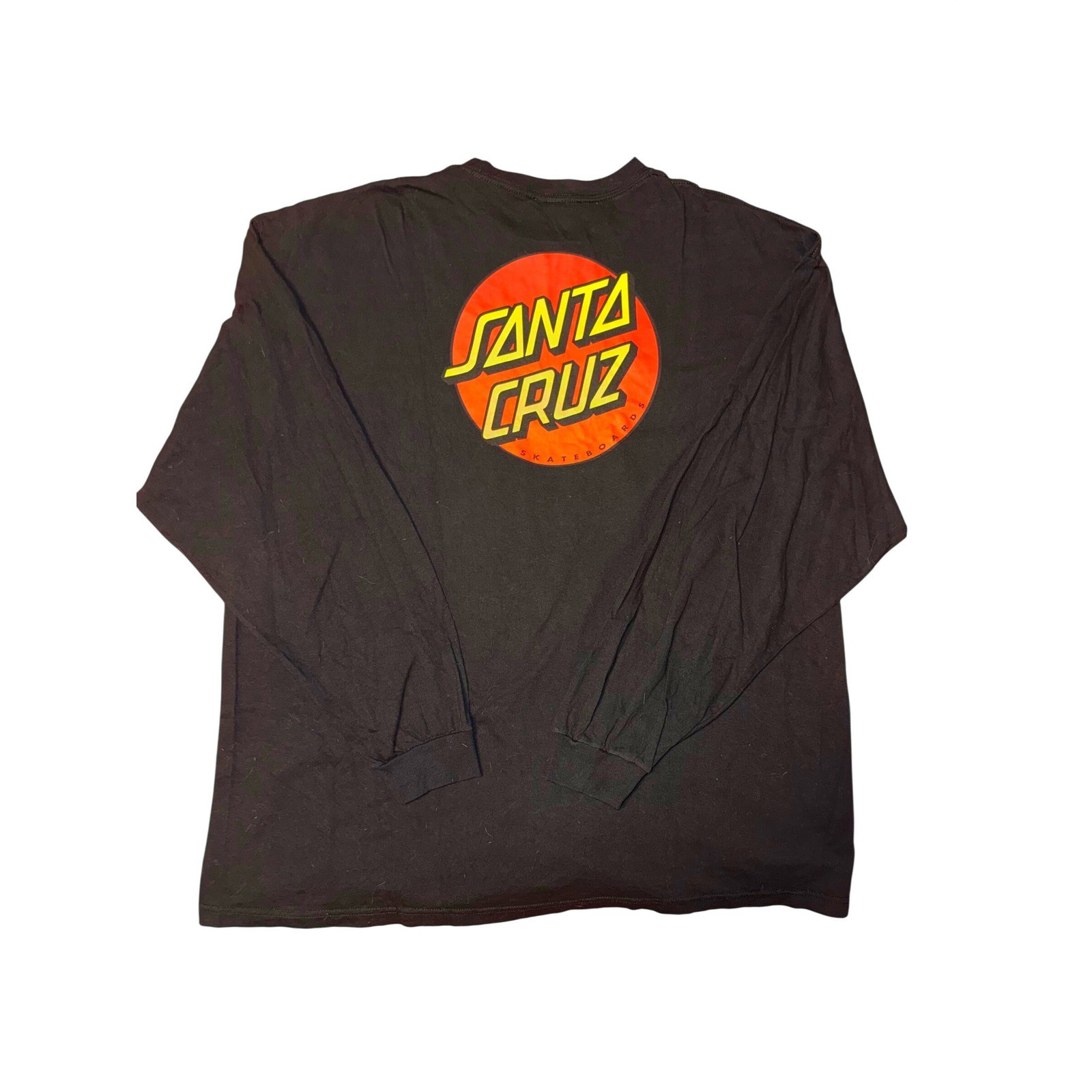 Santa Cruz Skateboards Black Long Sleeve Graphic Dot Logo T-Shirt Mens 3XL gallery
