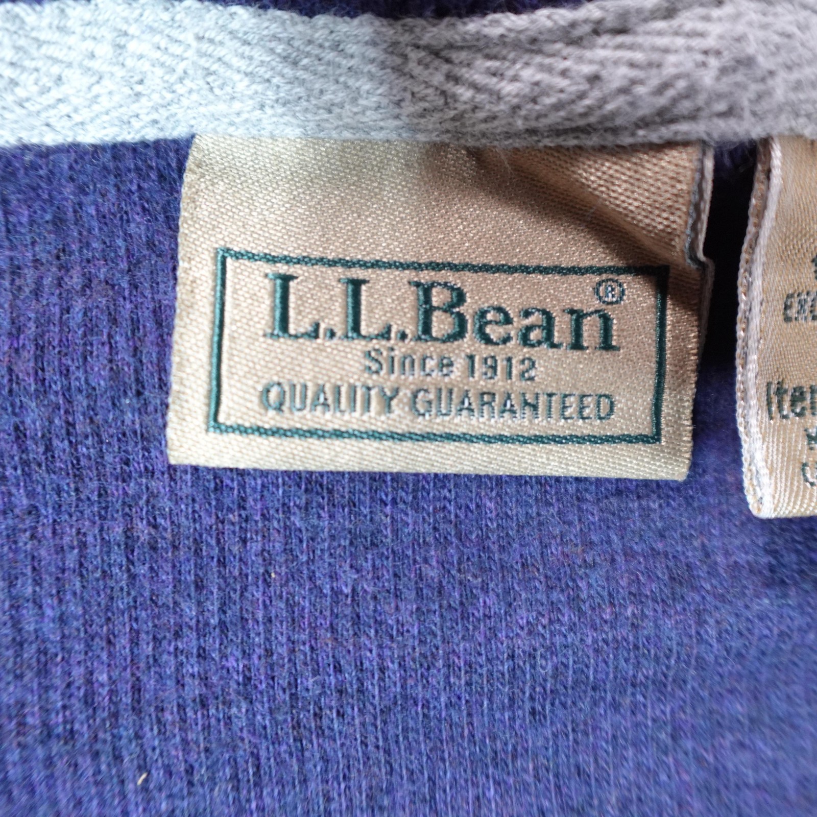 Vintage LL Bean Shirt Mens Large Blue Crewneck Top Outdoor Thin Base Layer Tee gallery