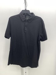 GREY LINED KNIT POLO
