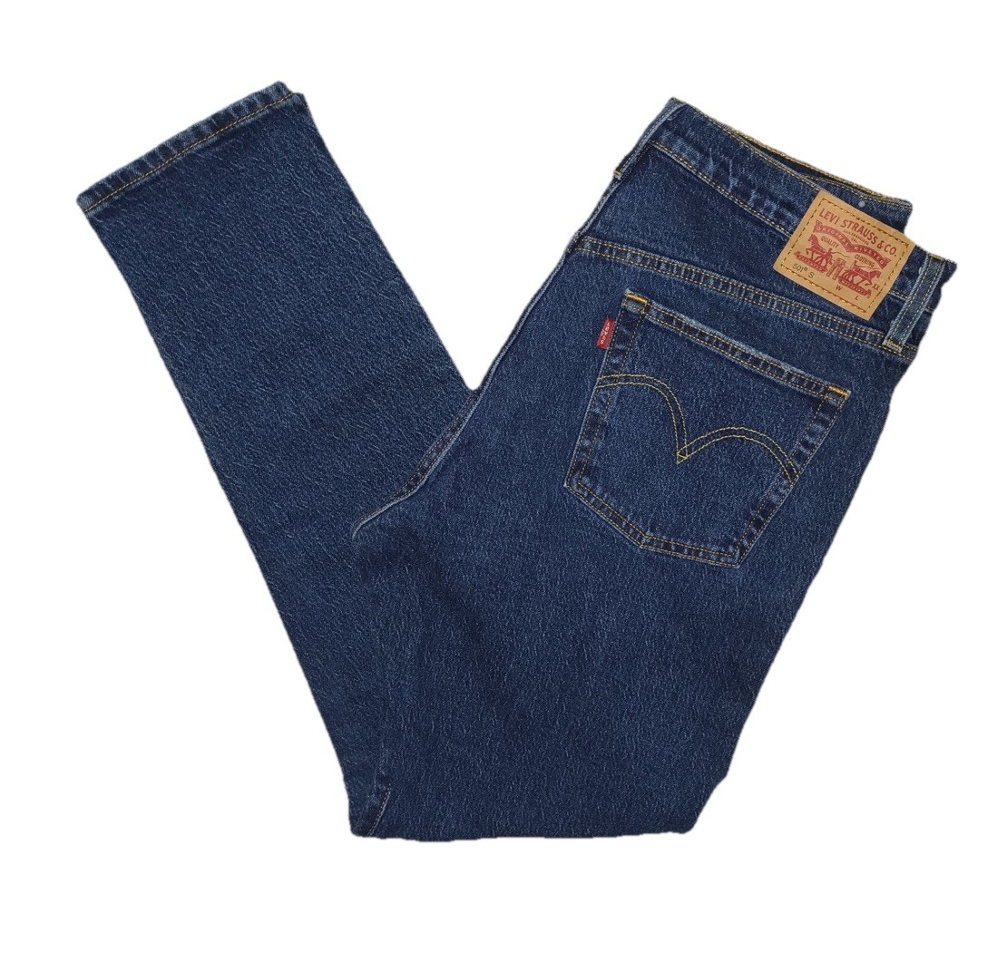 Levi's 501 Skinny Men’s Jean 32x30 Blue Denim size 32x30 gallery