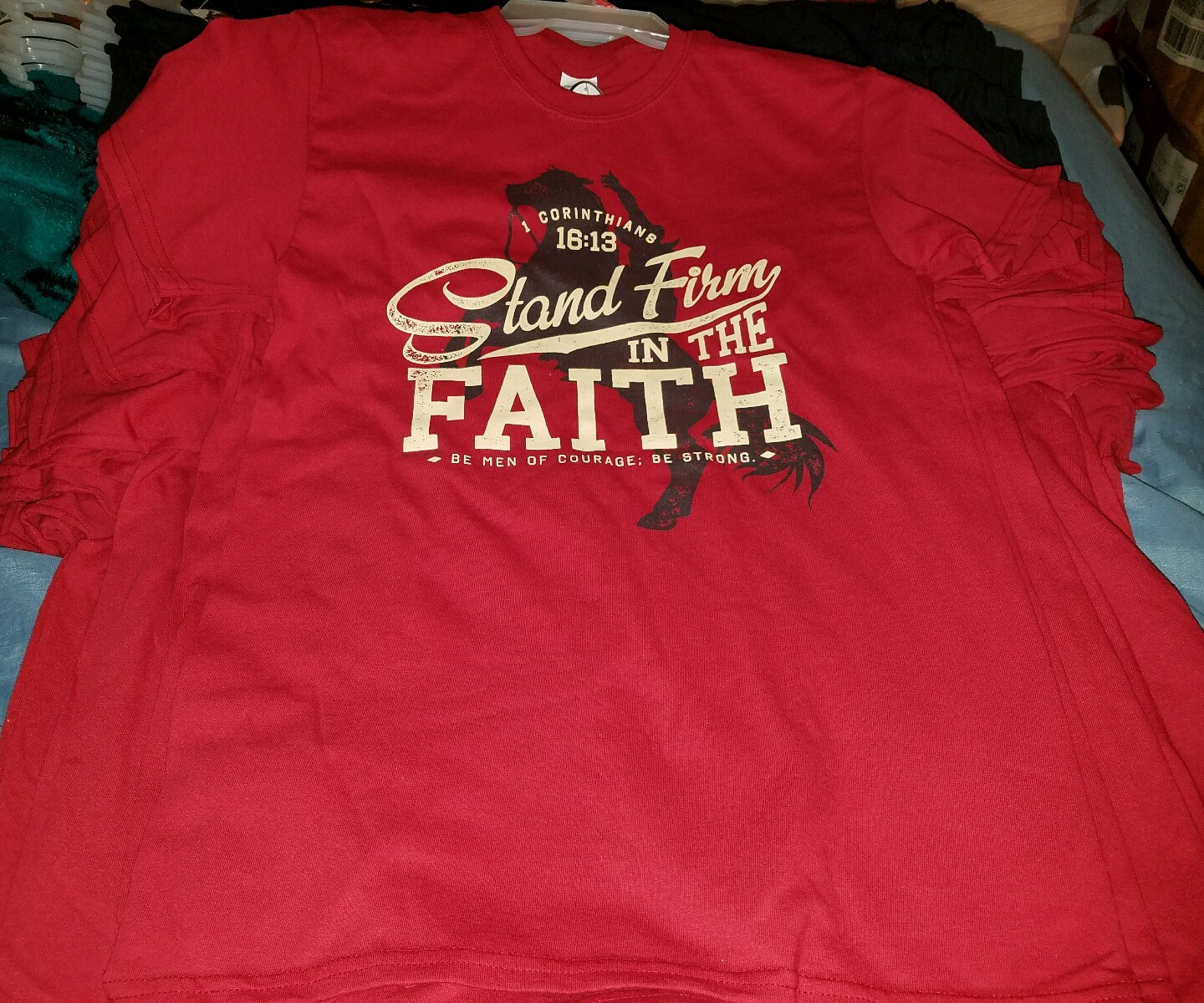 Kerusso Stand Firm In The Faith Christian Short Sleeve T-shirt (New) gallery