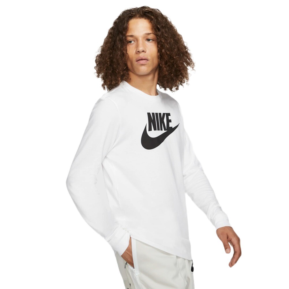 Nike Men's Long Sleeve Shirt Athletic Sportswear Swoosh Logo Sport Style T-Shirt gallery