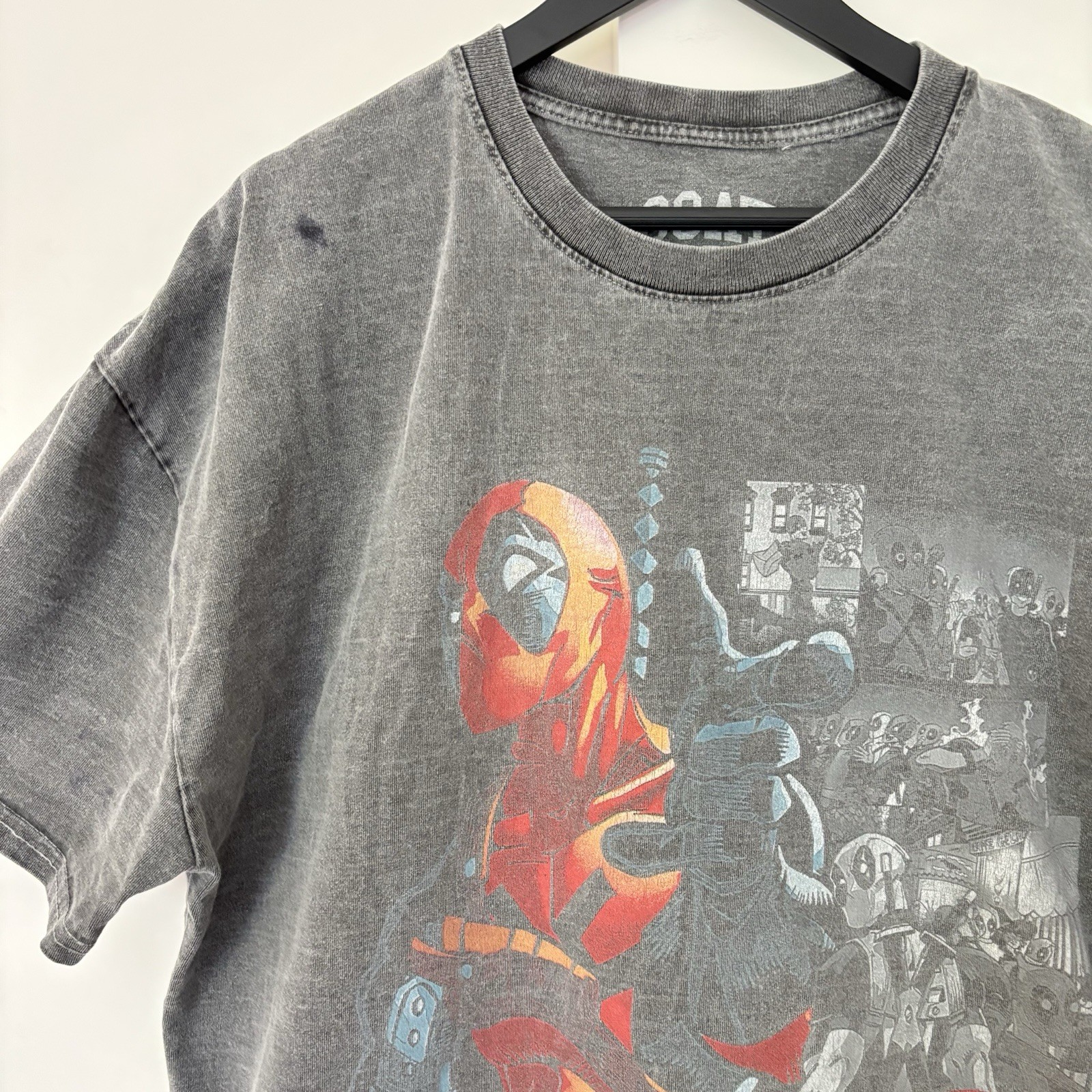 Marvel Deadpool x Goat Crew T-shirt Men XL Oversized Heavyweight Vintage Black gallery