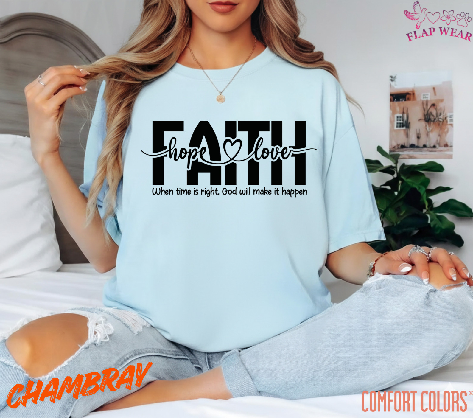 Unisex Faith Hope Love T-Shirt, Men T shirt,Women T shirt Gift ReligionTop gallery