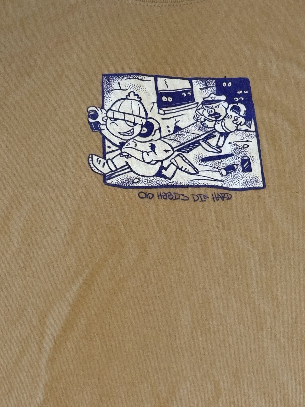 Zumiez Empyre Men’s T Shirt Old Habits Die Hard Tan Size XL gallery