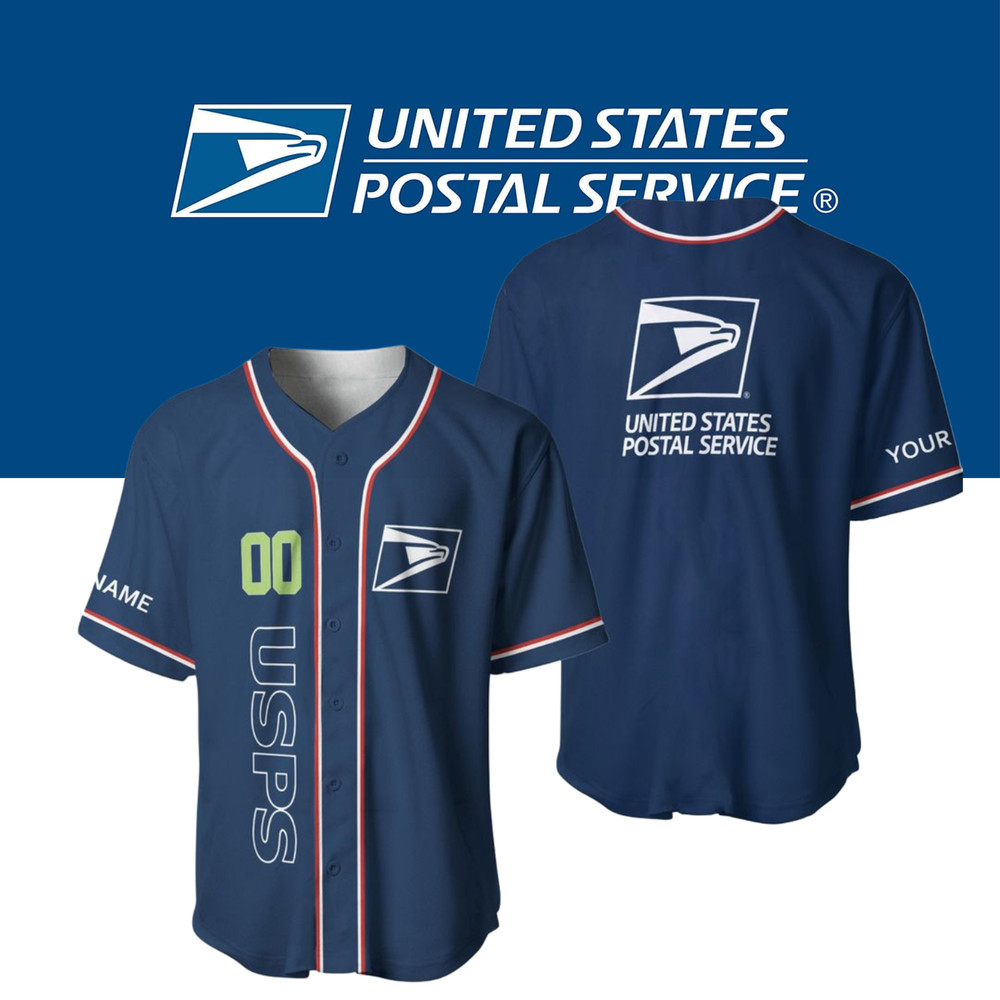 Personalized Postal Service Baseball Shirt, Postal Worker Uniform – S to 5XL