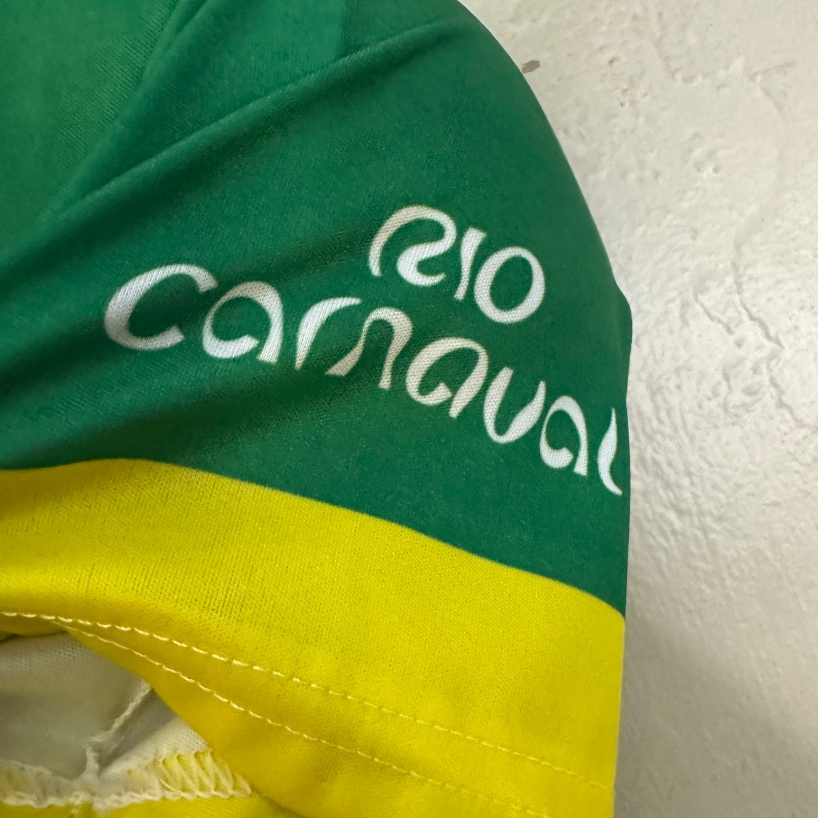 Rio Carnival 2025 T Shirt Small Gently worn Poly blend no fabric tag 20" armpit gallery