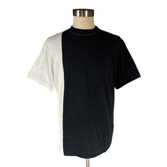 ISSEY MIYAKE 03SS Bicolor Panel Short Sleeve T-Shirt Black White M F/S