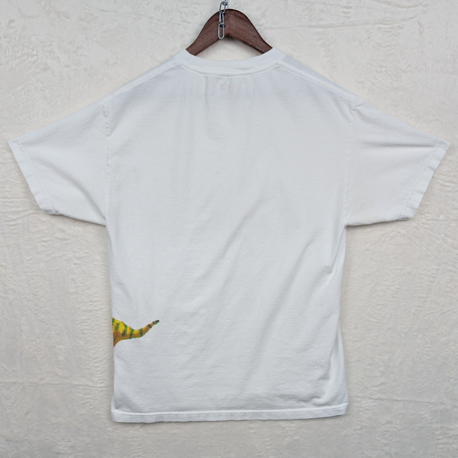 Golf Wang Tyler The Creator T-shirt Men L White Dinosaur Side Hem Graphic Y2K gallery