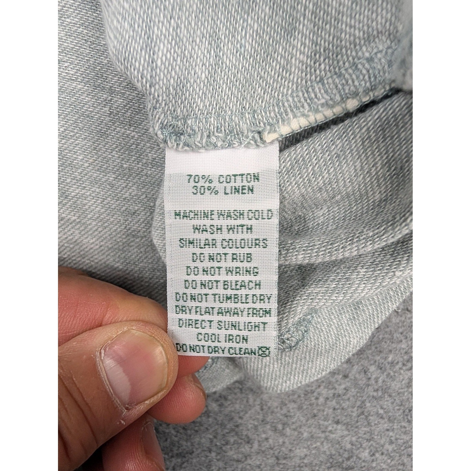 Rodd & Gunn Shirt Mens XL Gray Cotton Linen Crew Neck Short Sleeve Tee gallery