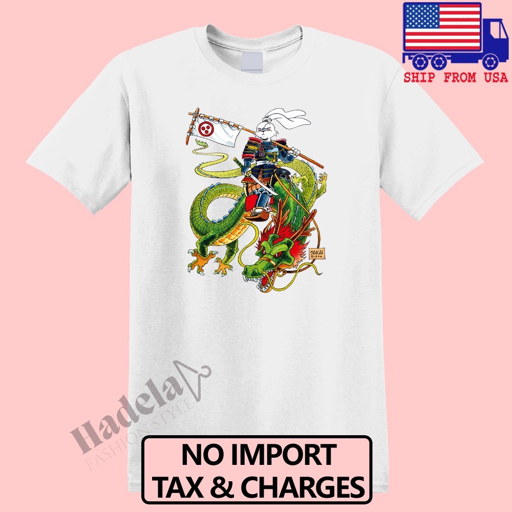 Usagi Yojimbo Dragon Men’s White Size S-5XL
