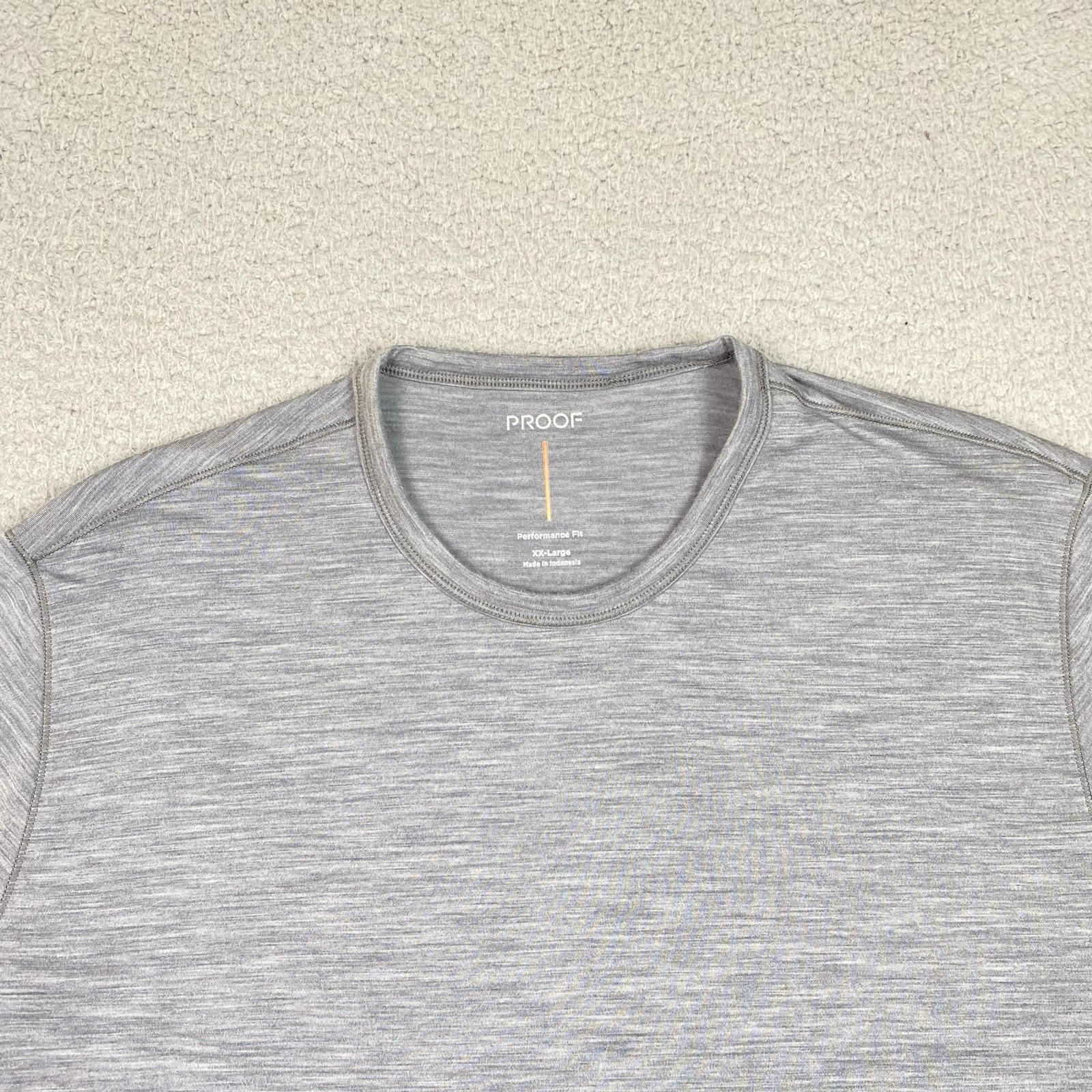 PROOF Merino Wool T Shirt Men's Size XXL Gray Short Sleeve Crewneck Breathable gallery