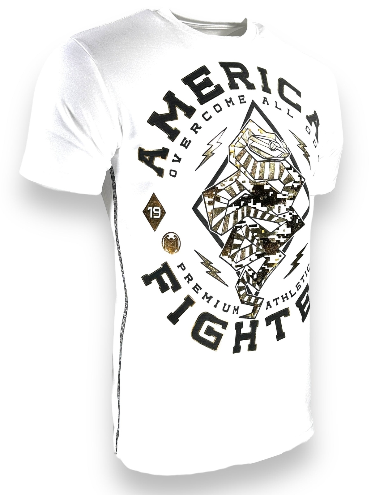 American Fighter Men's T-Shirt Densmore Premium Athletic White xS-4XL gallery