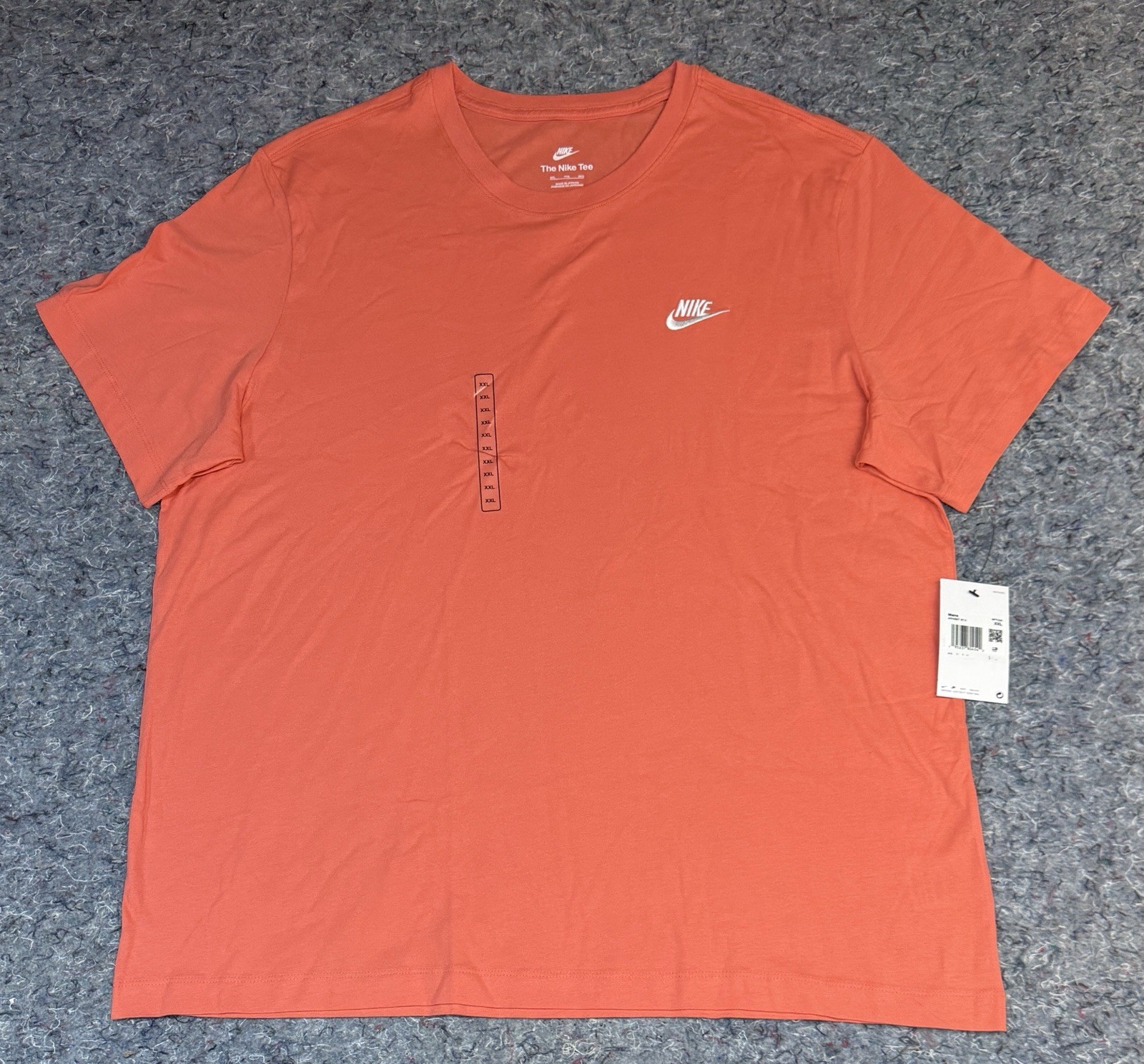 Nike Sportswear Club T-Shirt Men’s XXL Pink/Orange Casual Athletic Activewear gallery