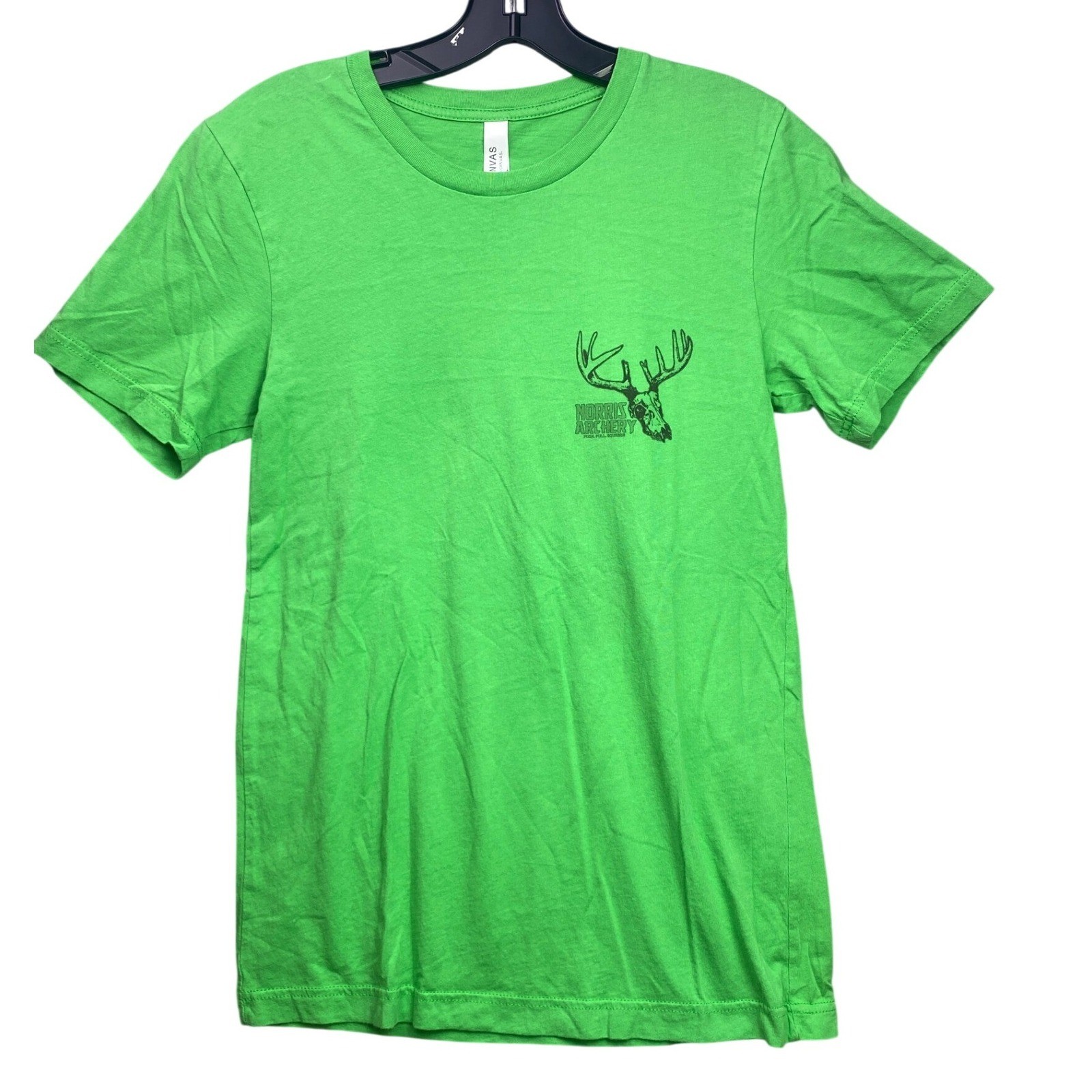 Norris Archery Shirt Mens Small Graphic Skull AOP Deer Hunting Grunge Streetwear gallery